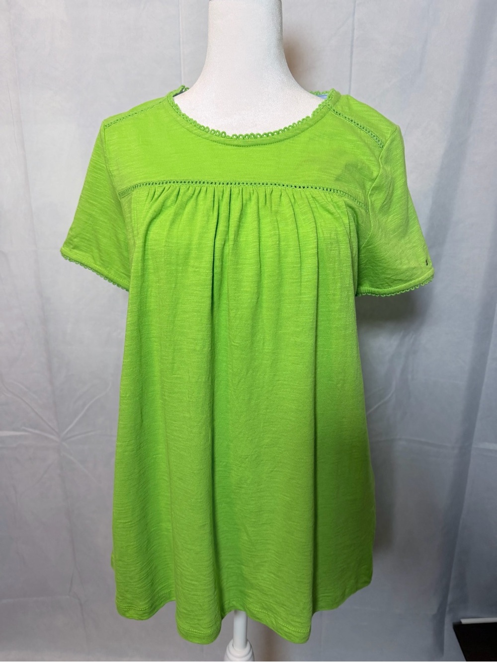 Tommy Hilfiger Women’s Short Sleeve Peasant Top - Picture 1 of 4
